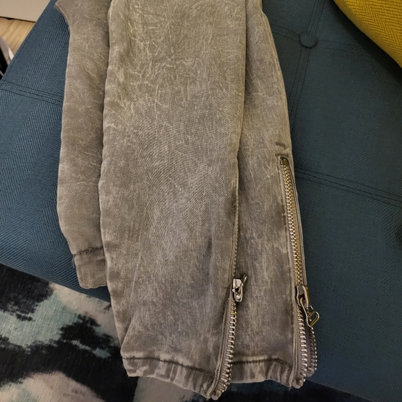 Gray Acid Wash Fit The Leggings Pants M Skinny Jeans - Picture 4 of 4